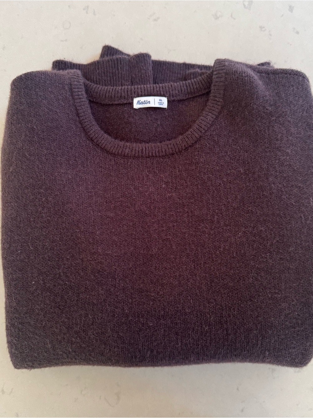Katin Men's Crewneck Sweater in Plum